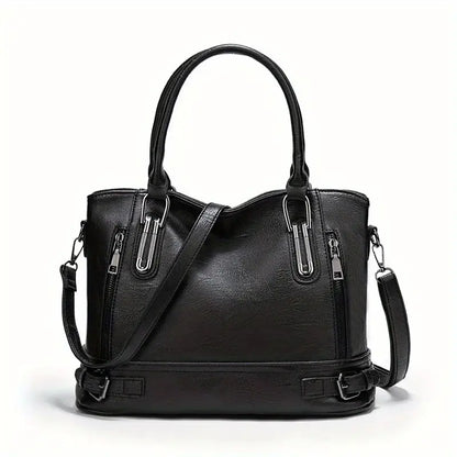 Sophie Vintage Style PU Leather Crossbody Handbag Elegant Classic Shoulder Bag