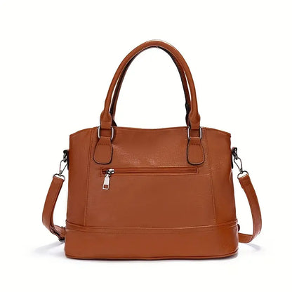 Sophie Vintage Style PU Leather Crossbody Handbag Elegant Classic Shoulder Bag