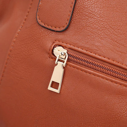 Sophie Vintage Style PU Leather Crossbody Handbag Elegant Classic Shoulder Bag