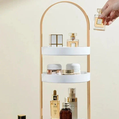 Stackable Makeup and Cosmetics Organizer with Space-Saving Design