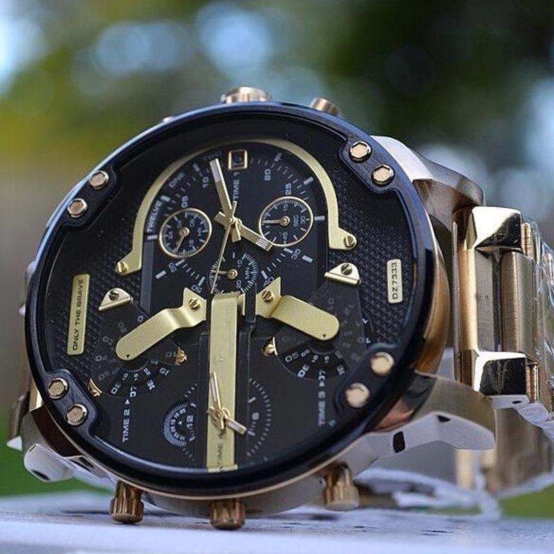 Stainless Steel Chronograph Quartz Watch Elegant Men’s Luxury Timepiece