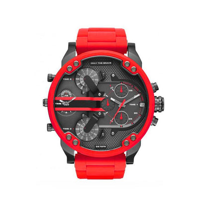 Stainless Steel Chronograph Quartz Watch Elegant Men’s Luxury Timepiece