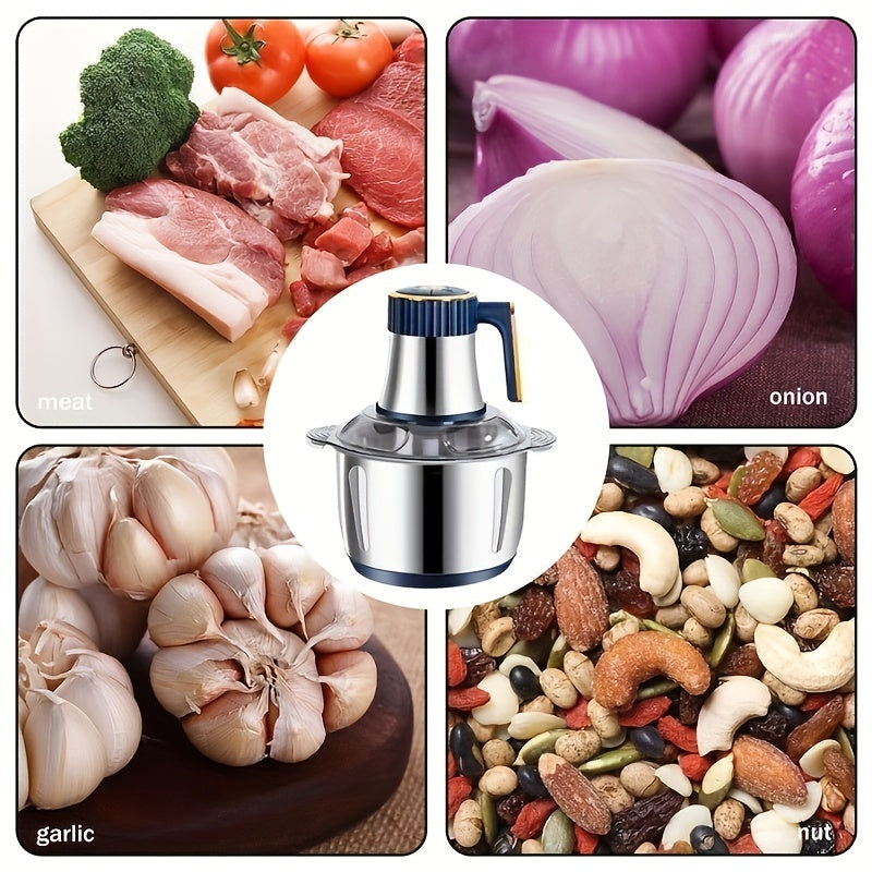 Stainless Steel Food Processor 5L Meat Grinder and Chopper