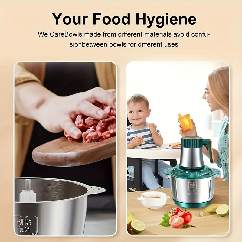 Stainless Steel Food Processor 5L Meat Grinder and Chopper