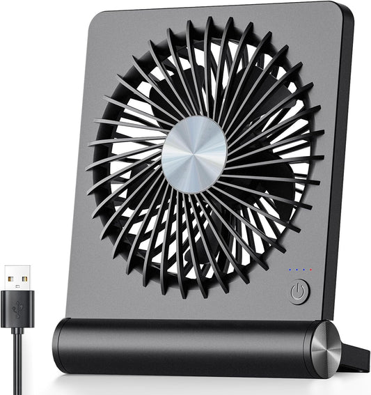 Starker Wind Ultra Stil Compact Bureauventilator Krachtige Stille USB Koelventilator