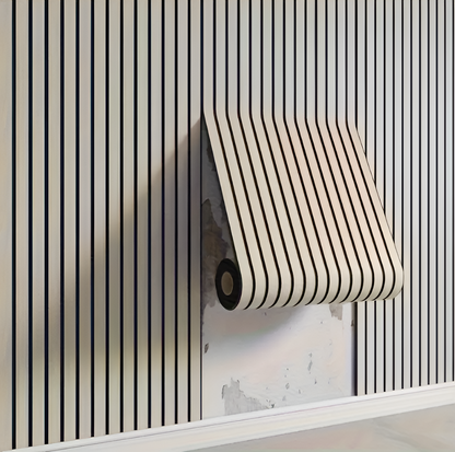 StickieFast 3D træstruktur vægpaneler med nem selvklæbende design