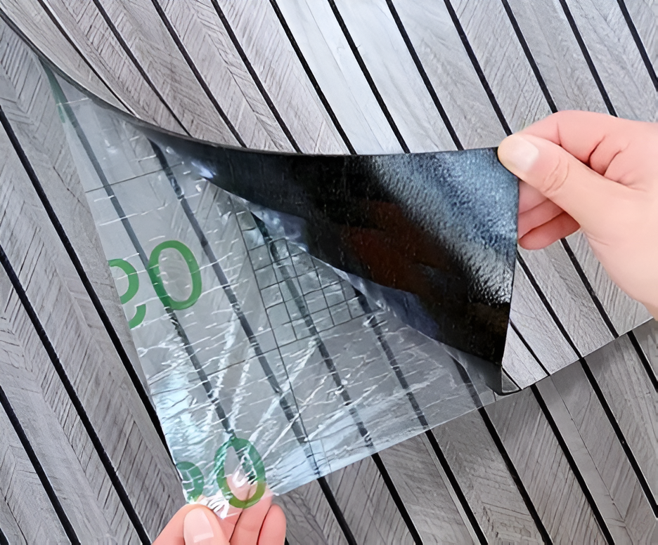 StickieFast 3D træstruktur vægpaneler med nem selvklæbende design