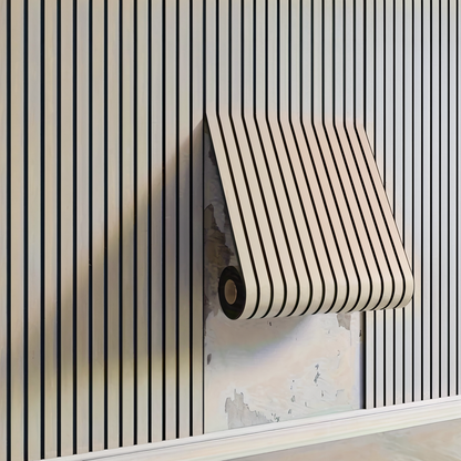StickieFast 3D træstruktur vægpaneler med nem selvklæbende design