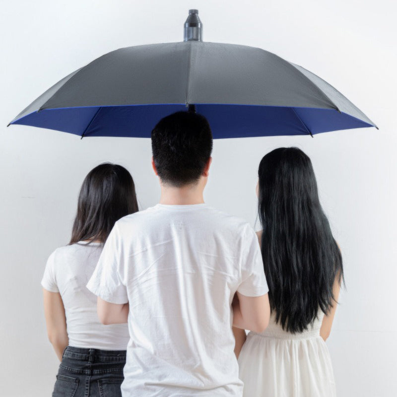 Parasol StormShield wiatroodporny z zakrzywioną rączką trwała konstrukcja