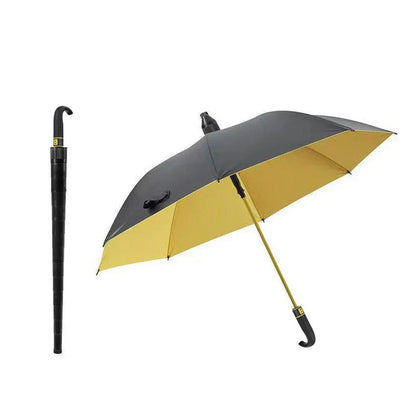 Parasol StormShield wiatroodporny z zakrzywioną rączką trwała konstrukcja