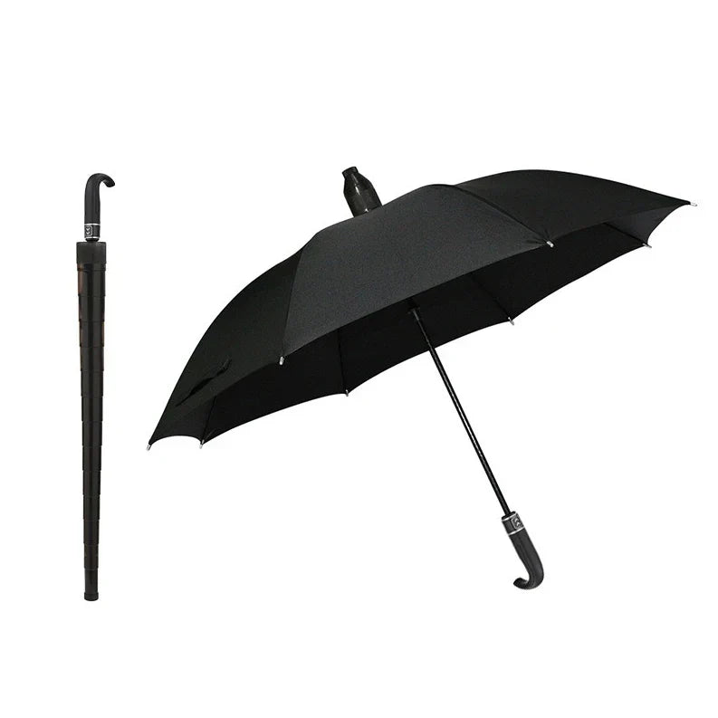 Parasol StormShield wiatroodporny z zakrzywioną rączką trwała konstrukcja