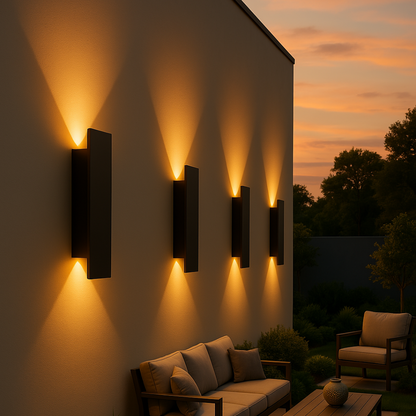 Streamline LED Outdoor Wall Light Weatherproof Modern Exterior Lamp