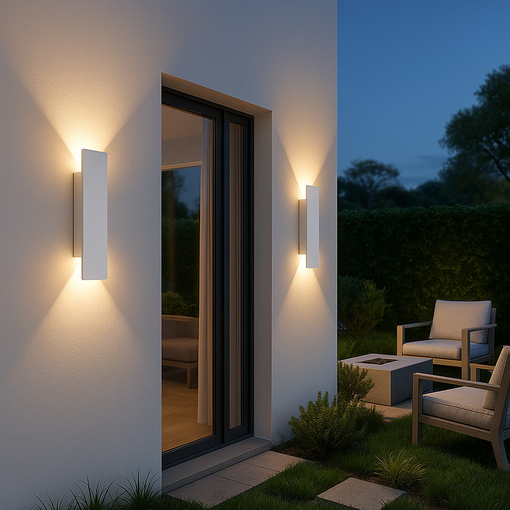 Streamline LED Outdoor Wall Light Weatherproof Modern Exterior Lamp