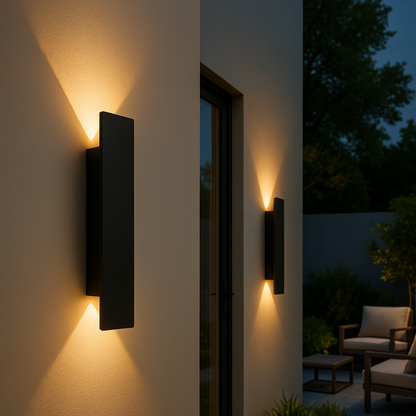 Streamline LED Outdoor Wall Light Weatherproof Modern Exterior Lamp