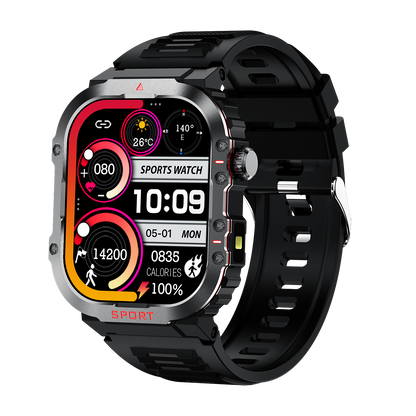 Sugar Pro 5 intelligente Gesundheitsuhr mit Fitness- und Herzfrequenzmonitor  