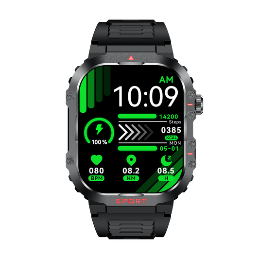 Sugar Pro 5 intelligente Gesundheitsuhr mit Fitness- und Herzfrequenzmonitor  