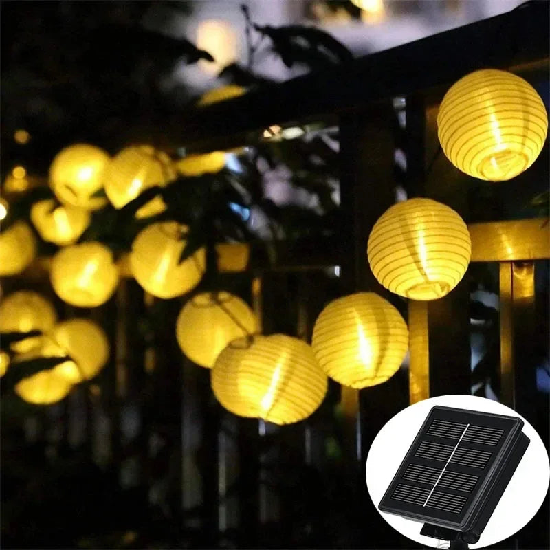 SunShade Solar-Laternen-Lichterkette, Outdoor LED-Dekoration
