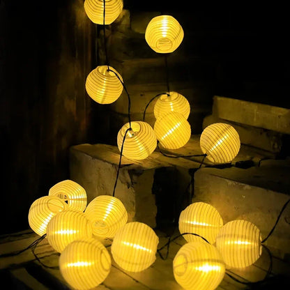 SunShade Solar-Laternen-Lichterkette, Outdoor LED-Dekoration