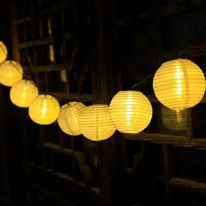 SunShade Solar-Laternen-Lichterkette, Outdoor LED-Dekoration