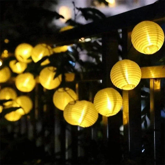 SunShade Solar-Laternen-Lichterkette, Outdoor LED-Dekoration