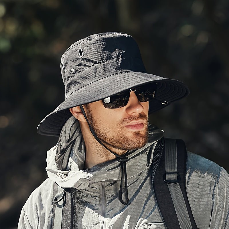 Sunsafe Breathable Sun Hat Wide Brim UV Protection Outdoor