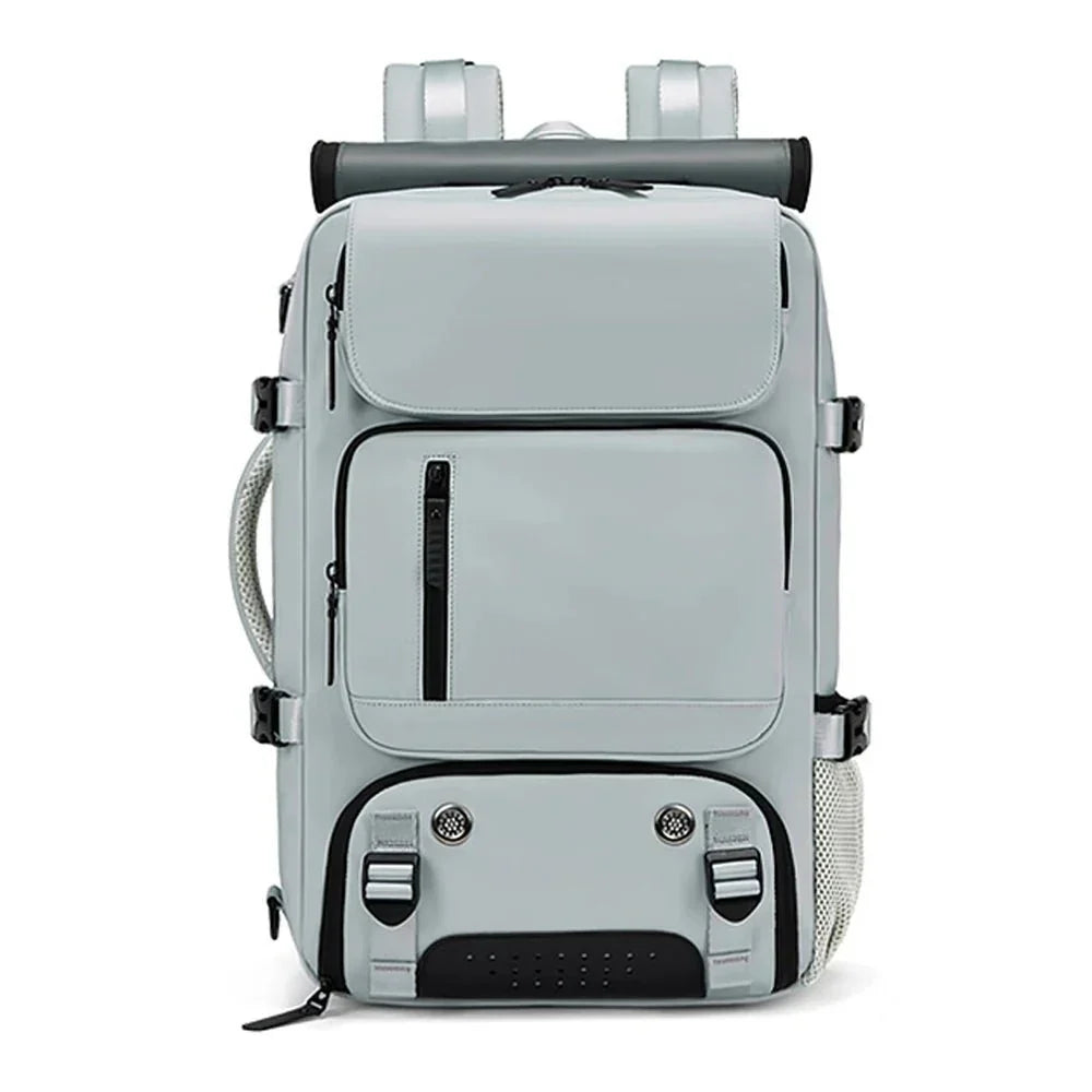 TRAVELMAX Waterproof Travel Backpack with USB Charging and Shoe Compartment