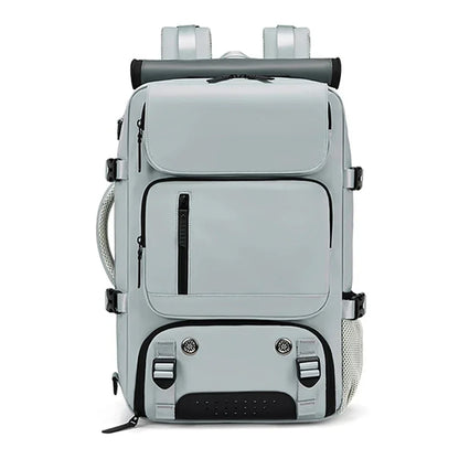 TRAVELMAX Waterproof Travel Backpack with USB Charging and Shoe Compartment
