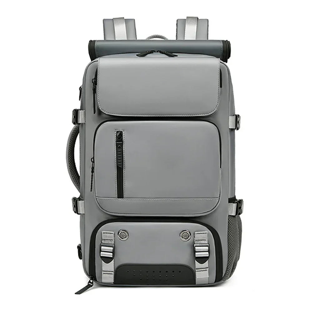 TRAVELMAX Waterproof Travel Backpack with USB Charging and Shoe Compartment