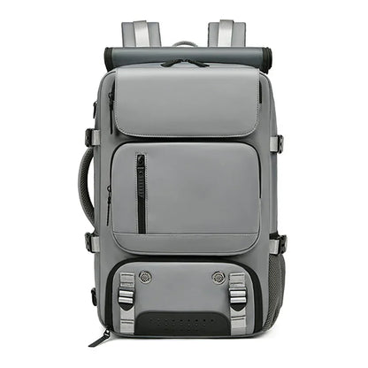 TRAVELMAX Waterproof Travel Backpack with USB Charging and Shoe Compartment