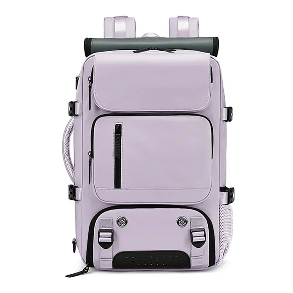 TRAVELMAX Waterproof Travel Backpack with USB Charging and Shoe Compartment