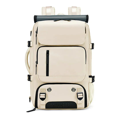 TRAVELMAX Waterproof Travel Backpack with USB Charging and Shoe Compartment
