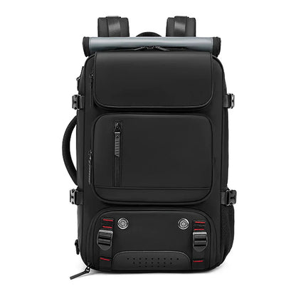 TRAVELMAX Waterproof Travel Backpack with USB Charging and Shoe Compartment