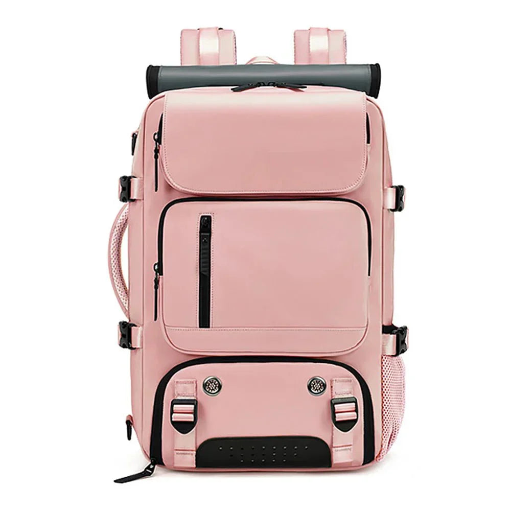 TRAVELMAX Waterproof Travel Backpack with USB Charging and Shoe Compartment