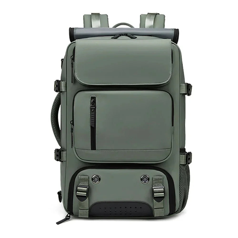 TRAVELMAX Waterproof Travel Backpack with USB Charging and Shoe Compartment