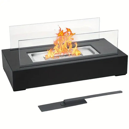 Tabletop Bio Ethanol Fireplace Smokeless Indoor Outdoor Flame Heater