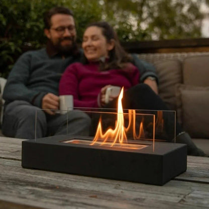 Tabletop Bio Ethanol Fireplace Smokeless Indoor Outdoor Flame Heater