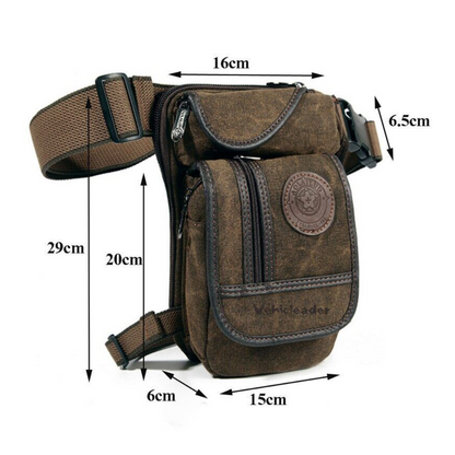 Tactical Drop Leg Bag Waterproof Outdoor Thigh Bag Motorcycle Hiking Travel Utility Bag