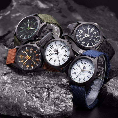 Tactical Military Watch with Waterproof Design and Durable Outdoor Performance