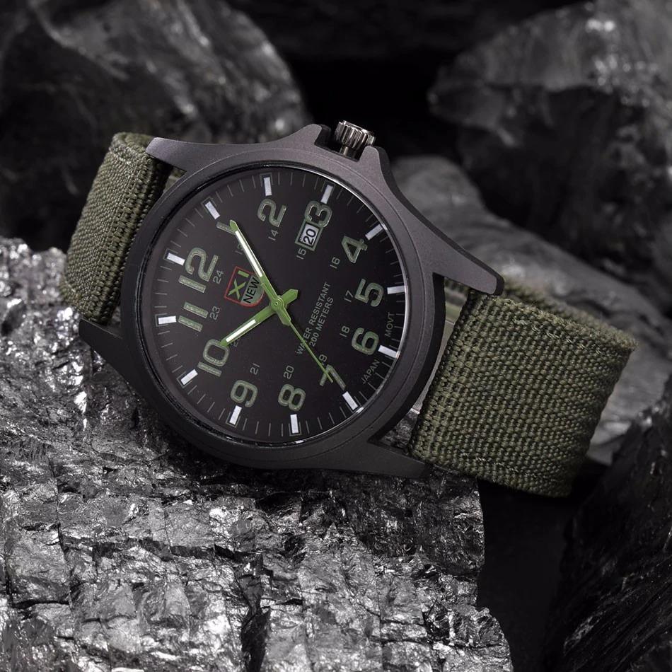 Tactical Military Watch with Waterproof Design and Durable Outdoor Performance