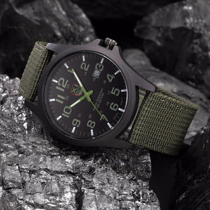 Tactical Military Watch with Waterproof Design and Durable Outdoor Performance