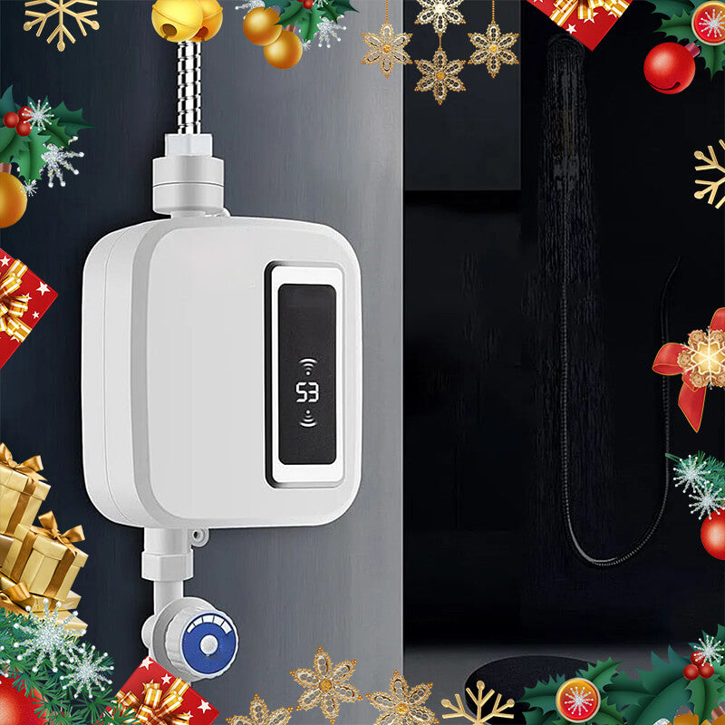 Tankless Electric Water Heater Instant Hot Water Compact Energy Efficient Design