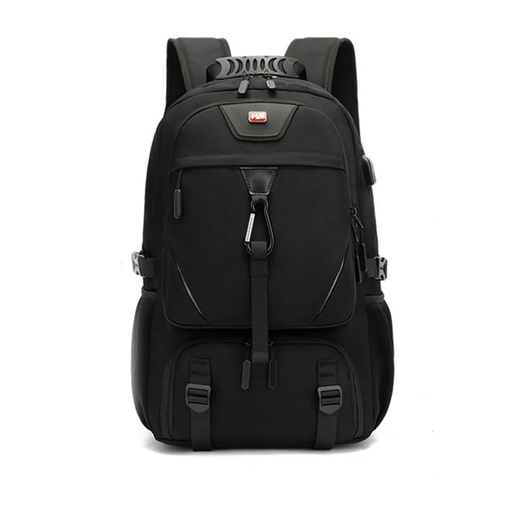 Tech Trek Pro 50L til 80L rygsæk med USB-opladningsport og laptop-opbevaring