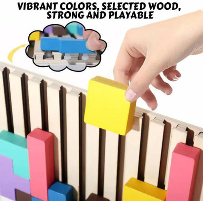ThinkWood Holzpuzzle Montessori Lernspielzeug für Kinder
