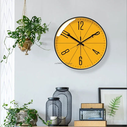 TimeWisp Retro Skandinavische Minimalistische Wanduhr