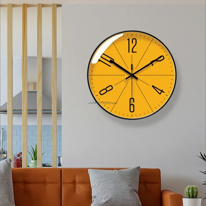 TimeWisp Retro Skandinavische Minimalistische Wanduhr