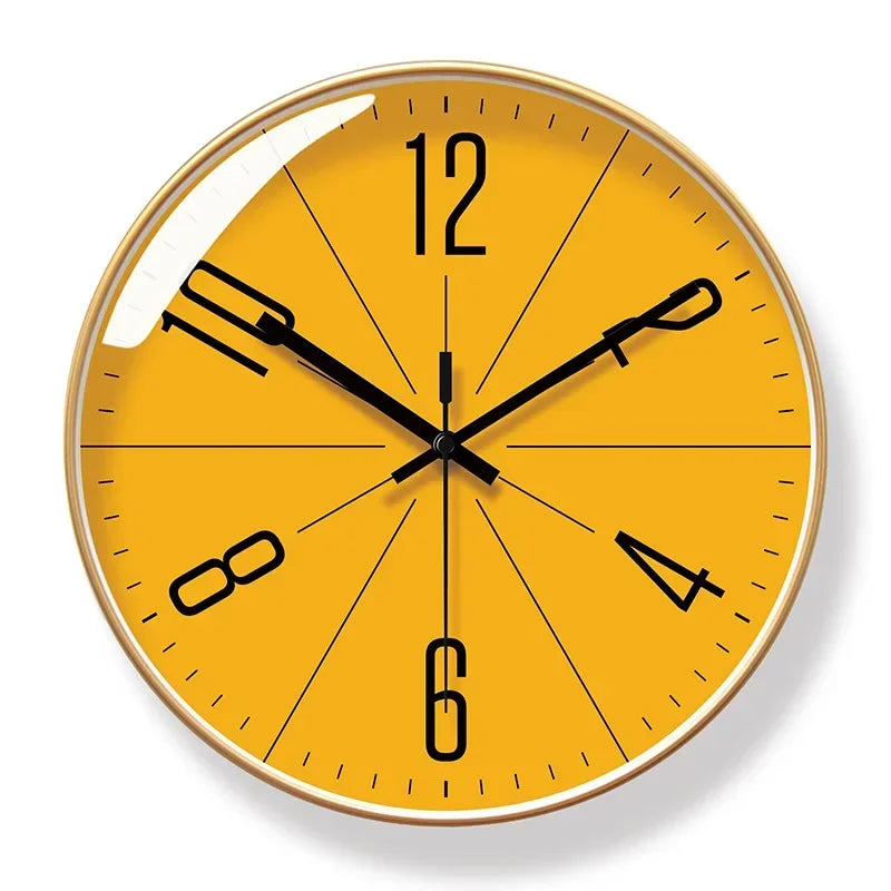 TimeWisp Retro Skandinavische Minimalistische Wanduhr