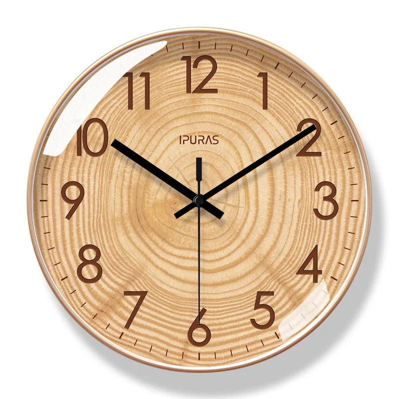 TimeWisp Retro Skandinavische Minimalistische Wanduhr