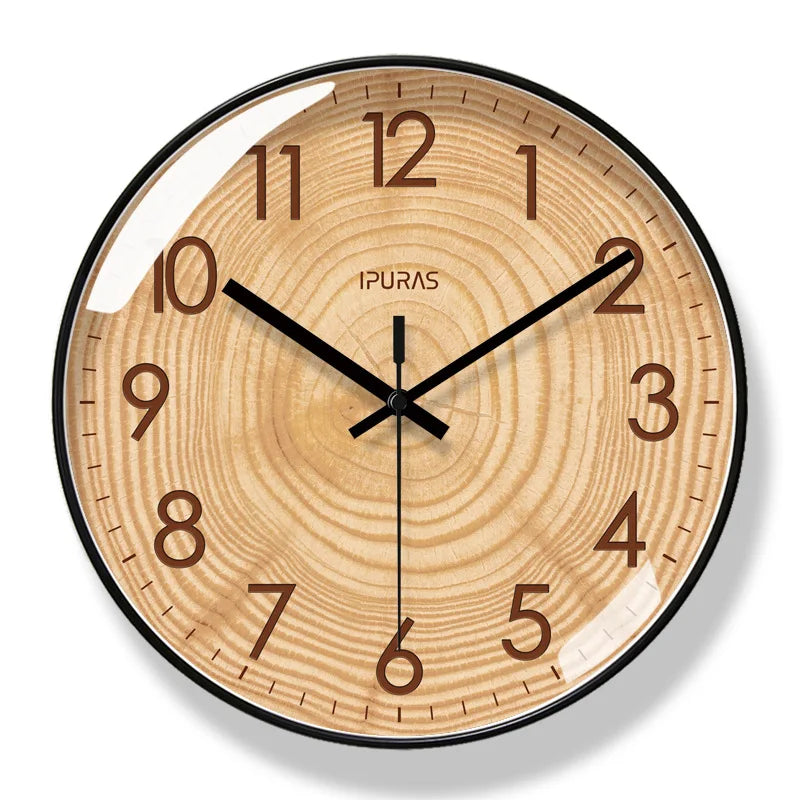 TimeWisp Retro Skandinavische Minimalistische Wanduhr
