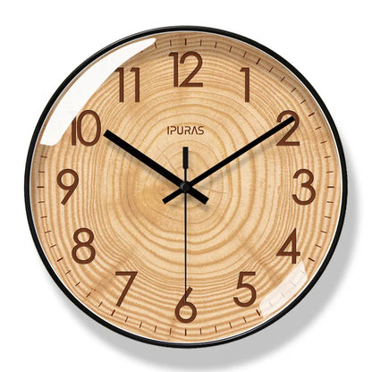 TimeWisp Retro Skandinavische Minimalistische Wanduhr