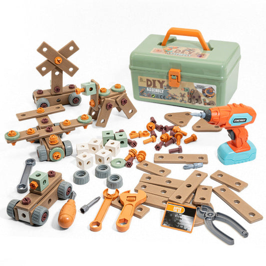 TinyHands Kids Tool Set for Pretend Play and Learning with Toy Tools and Case